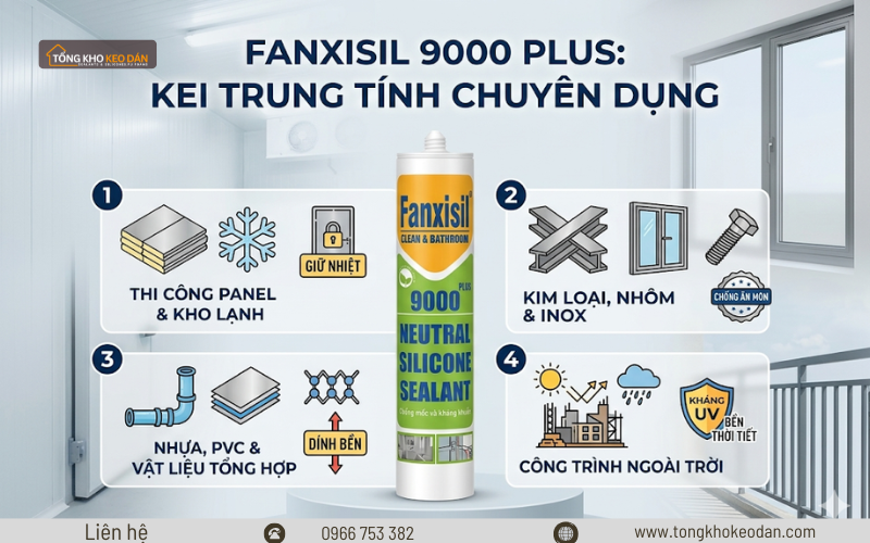 mua keo Fanxisil 9000 Plus tại TPHCM