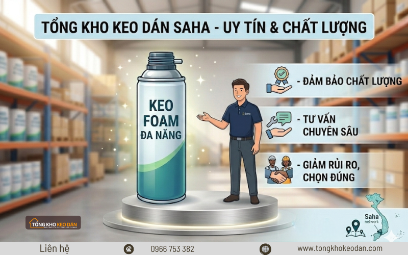 ứng dụng keo bọt nở trong xây dựng