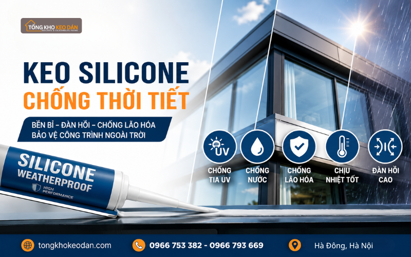 Keo silicone chống thời tiết Keo silicone chống thời tiết