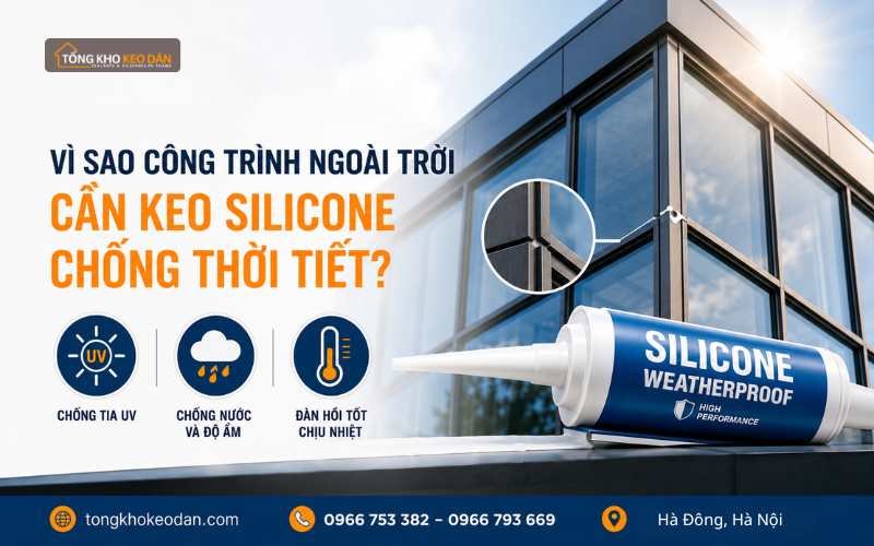 keo silicone ngoài trời keo silicone ngoài trời