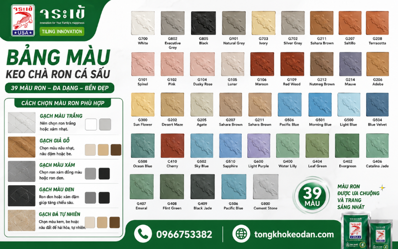 bảng màu keo chà ron cá sấu (1) bảng màu keo chà ron cá sấu (1)