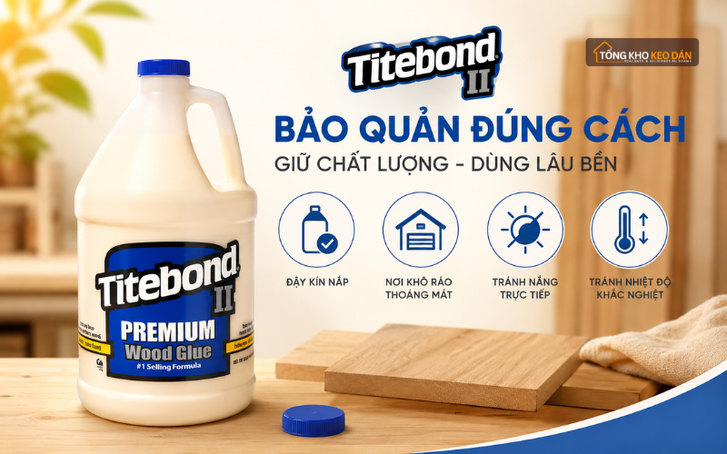 cách sử dụng keo sữa Titebond II Premium (1)