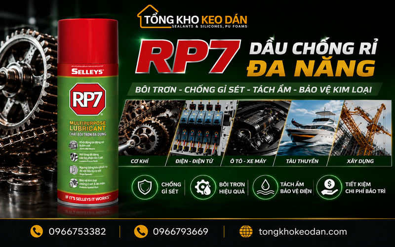dầu chống rỉ RP7 chính hãng tại HCM