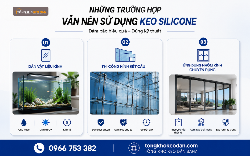 thay thế keo silicone bằng MS Sealant