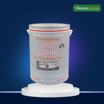 Sơn mạ kẽm sáng ZG400 4lít (trọng lượng 5kg)
