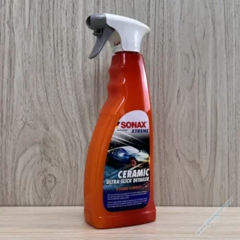 Dung dịch phủ bóng bảo vệ sơn xe Sonax Xtreme Ceramic Detailer 268400 chai 750ml, ceramic chăm sóc nhanh sơn xe