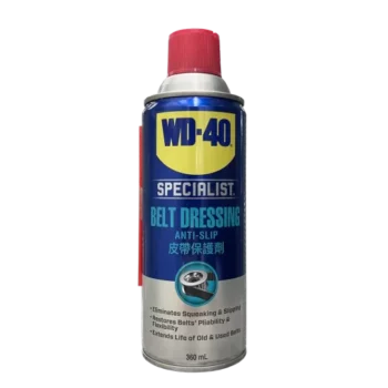 Chai xịt WD-40 Belt Dressing bảo dưỡng dây curoa chữ V, bản dẹt, có gân.