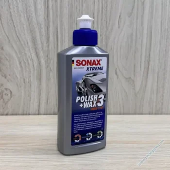 Kem đánh bóng sơn xe Sonax Xtreme Polish+Wax 3 chai 250ml 202100 - Xóa xước nhẹ, làm bóng và bảo vệ sơn