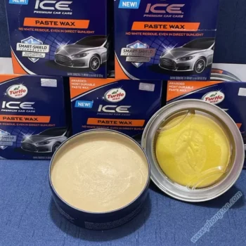 Sáp phủ bóng bảo vệ sơn xe Turtle Wax ICE ứng dụng công nghệ Smart Shield giúp bảo vệ, làm nổi bật màu sắc và mang lại vẻ sáng bóng vượt trội, bền lâu.