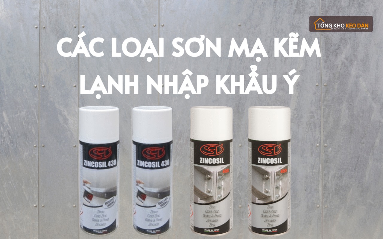 Các loại sơn mạ kẽm lạnh Ý nhập khẩu chất lượng cao