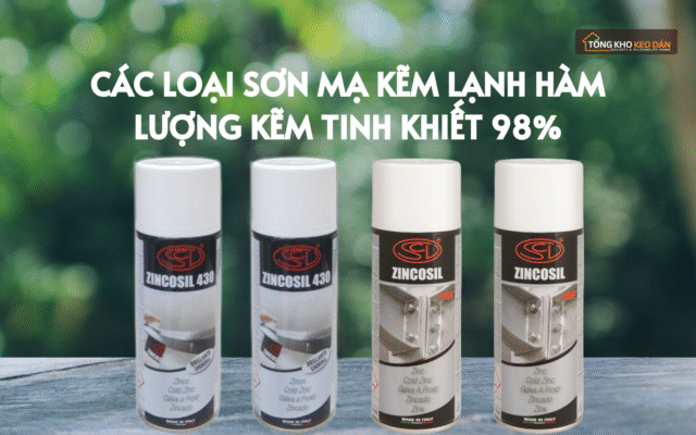 Các loại sơn mạ kẽm lạnh hàm lượng kẽm tinh khiết 98%