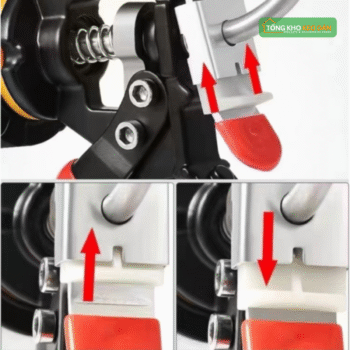 JS 8622 A Súng bán keo silicon 3 ổ trục chịu lực cao dùng cho keo silicone catridge (4)