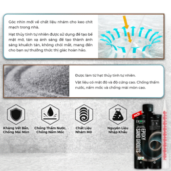 Keo chà nhám Demex Epoxy Sand Grout (2)