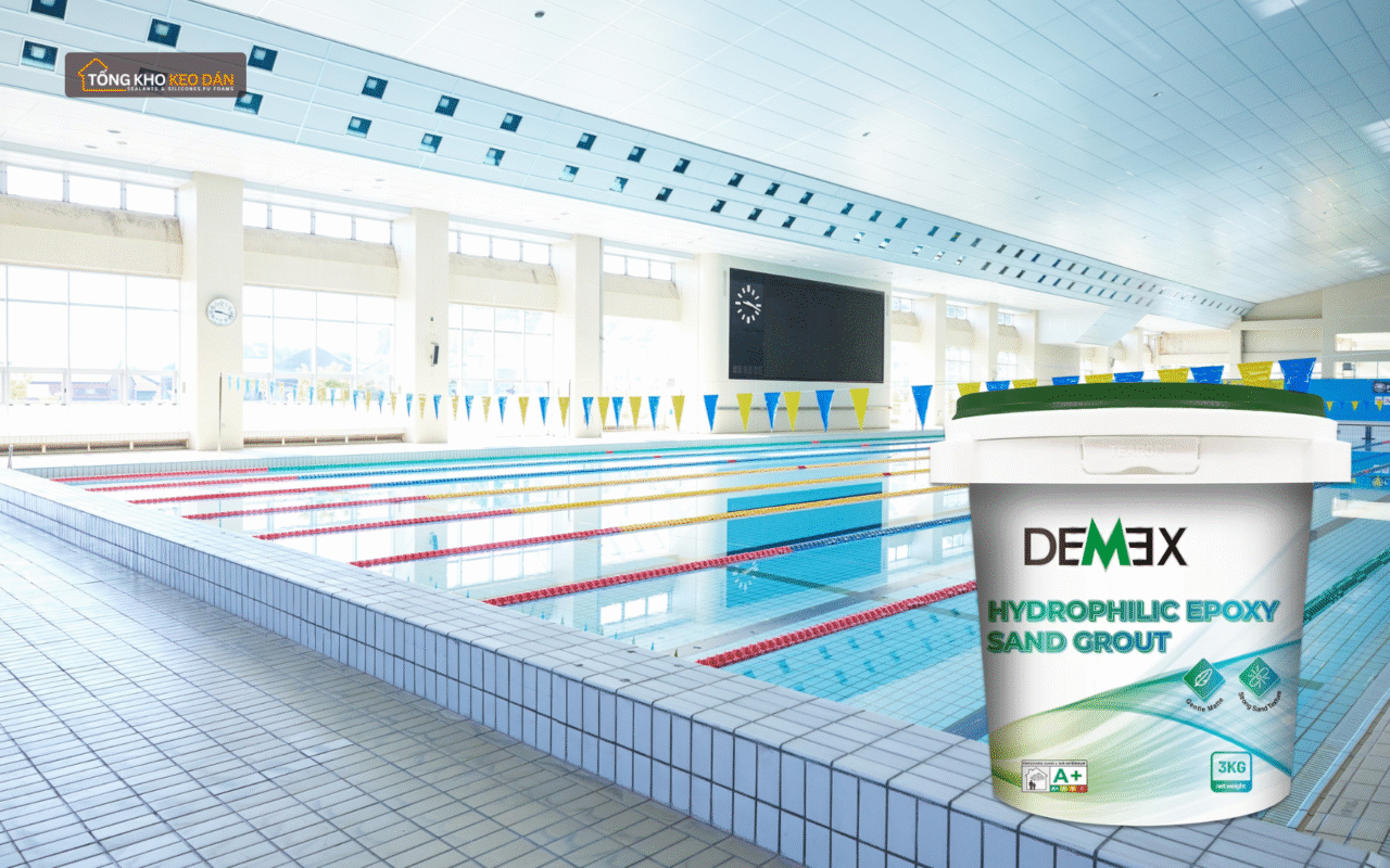 Keo chà ron dành cho hồ bơi chất lượng