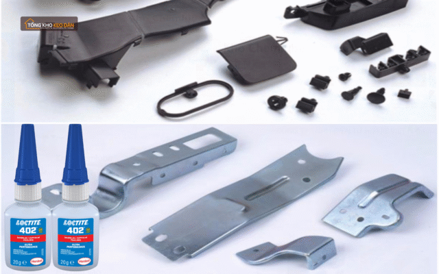 Keo dán nhanh Loctite 402 Giải pháp keo khô nhanh cho ngành sản xuất và lắp ráp