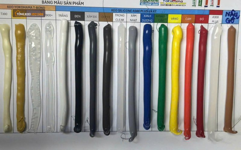 chuyên cung cấp keo silicone màu đặc biệt