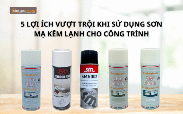 lợi ích vượt trội khi dùng sơn mạ kẽm