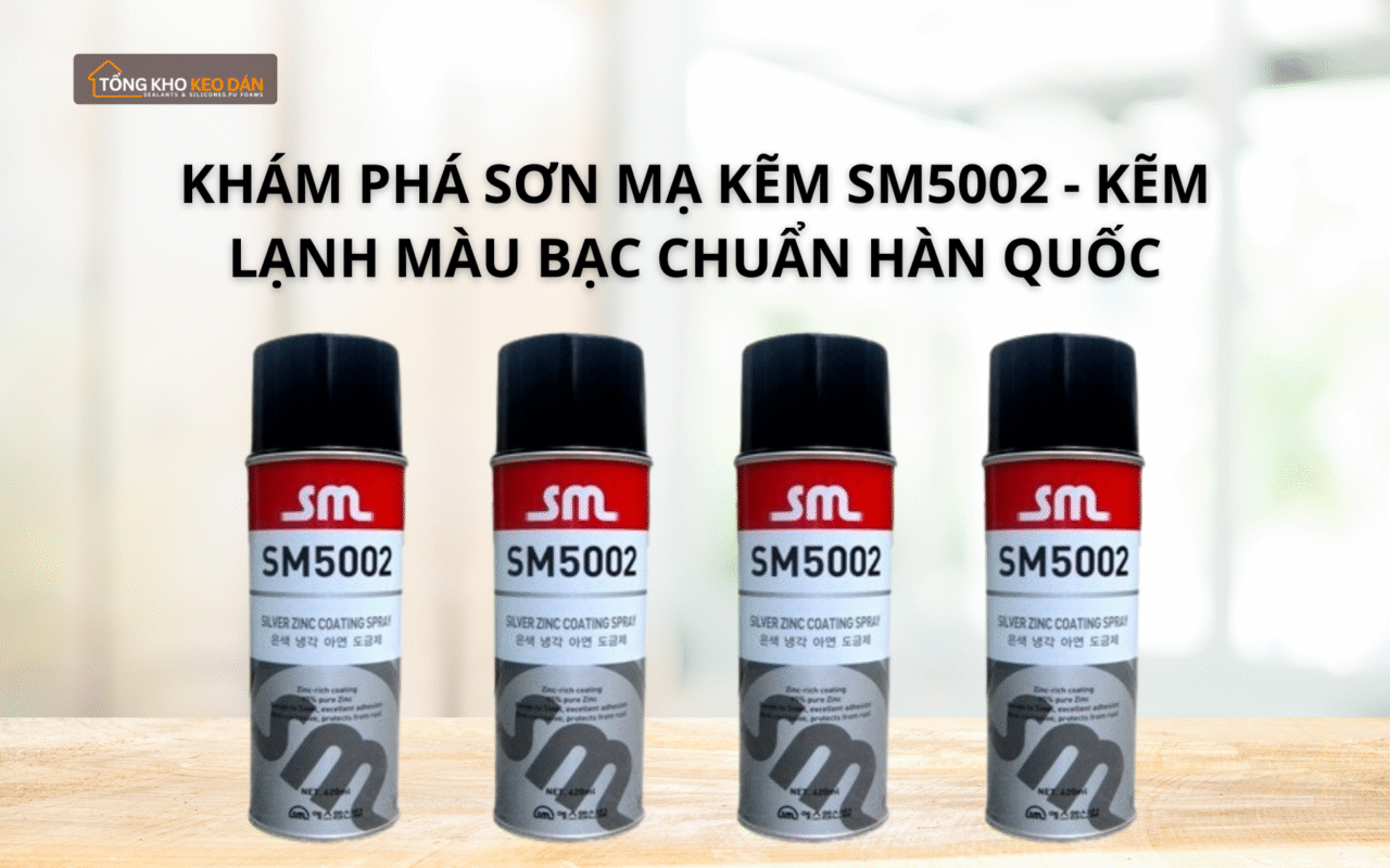 sơn mạ kẽm SM5002 Kẽm lạnh màu bạc chuẩn Hàn Quốc