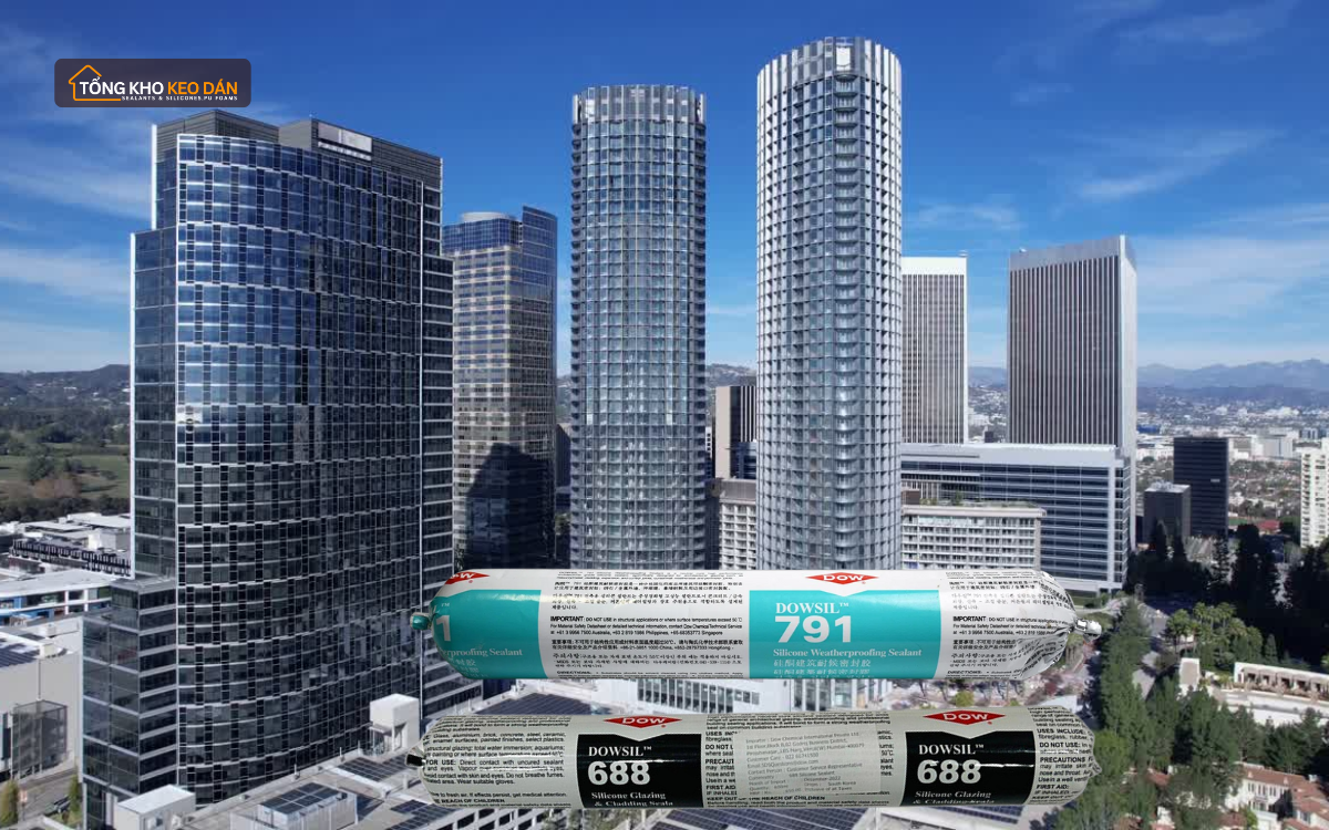 Sahah chuyên phân phối keo Dowsil chịu thời tiết