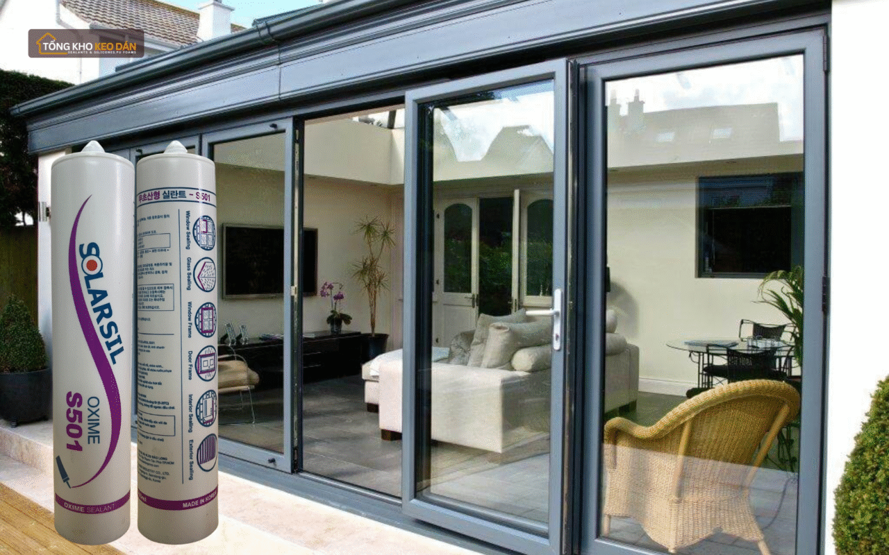 Ứng dụng Solarsil S501 trám khe cửa (2)