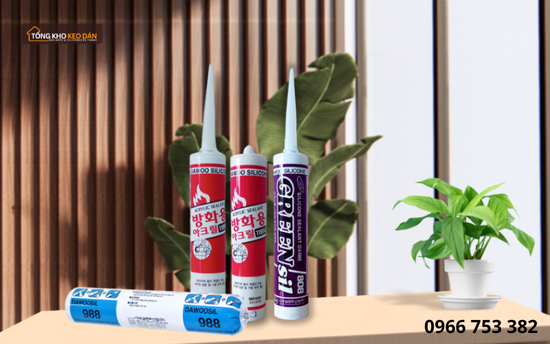 đơn vị cung cấp keo silicone nhập khẩu Hàn Quốc