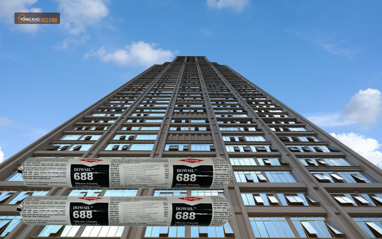 keo dowsil 688 chịu thời tiết cho mọi công trình