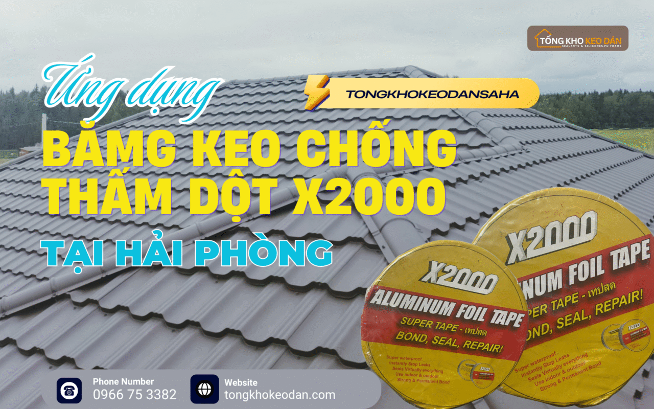 ứng dụng băng keo chống thấm X2000 tại Hải Phòng (2)