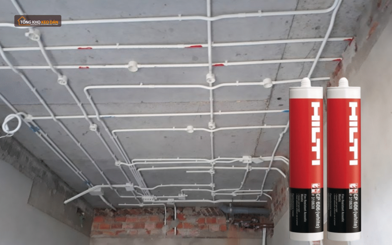 ưu điểm của keo bịt ngăn cháy lan CP 606