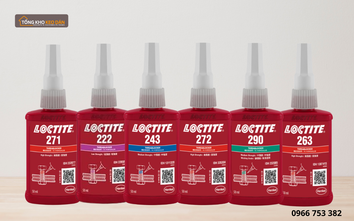 chọn keo khóa ren Loctite phù hợp