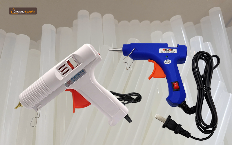 chuyên keo nến làm đồ handmade, súng bắn keo