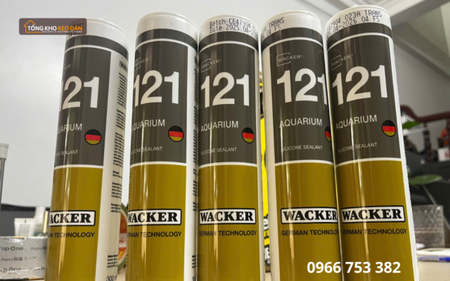 keo Wacker 121 dùng cho bể thủy sinh