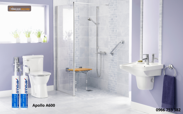 keo silicone chống thấm chân bồn cầu