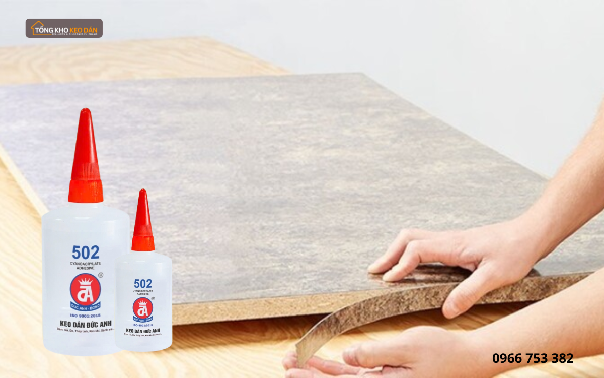 keo 502 có dán được gỗ không
