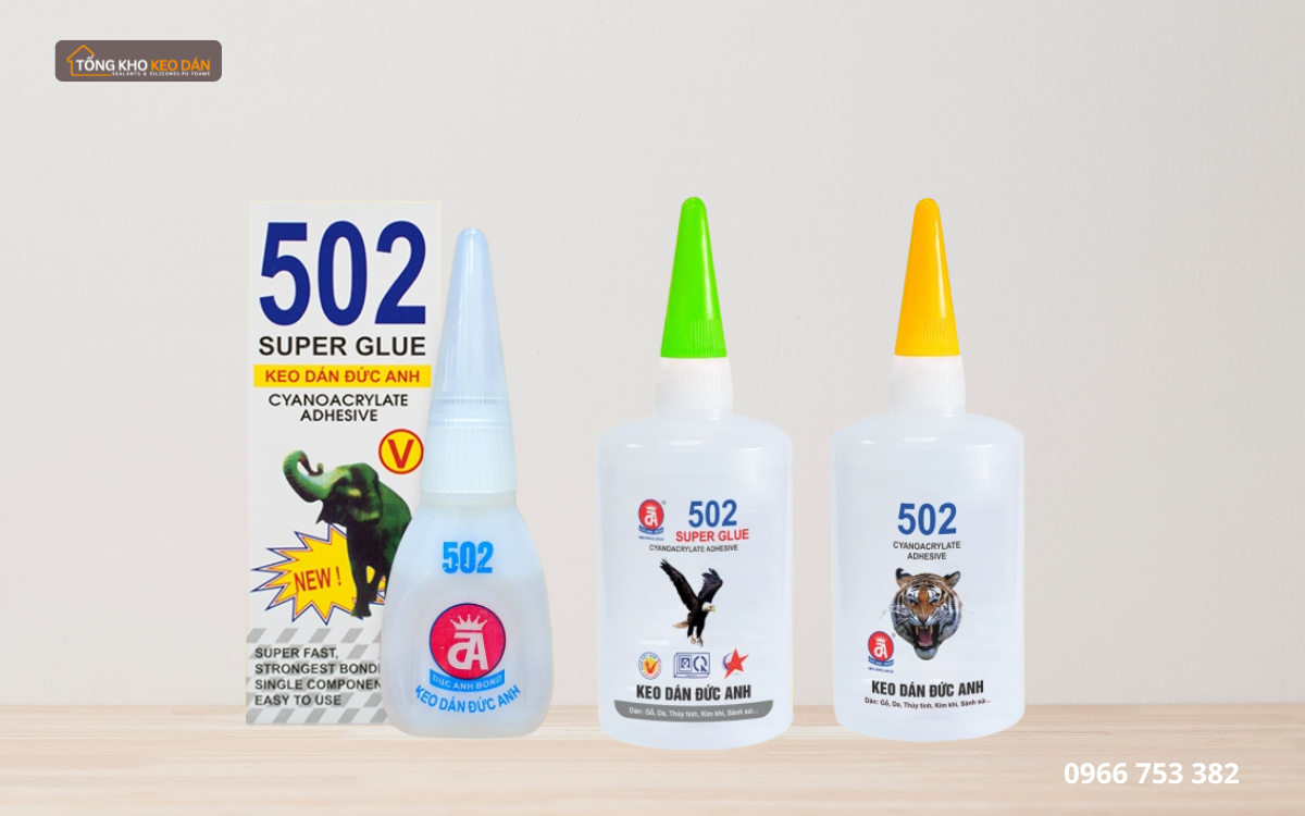 keo 502 dán kính được không