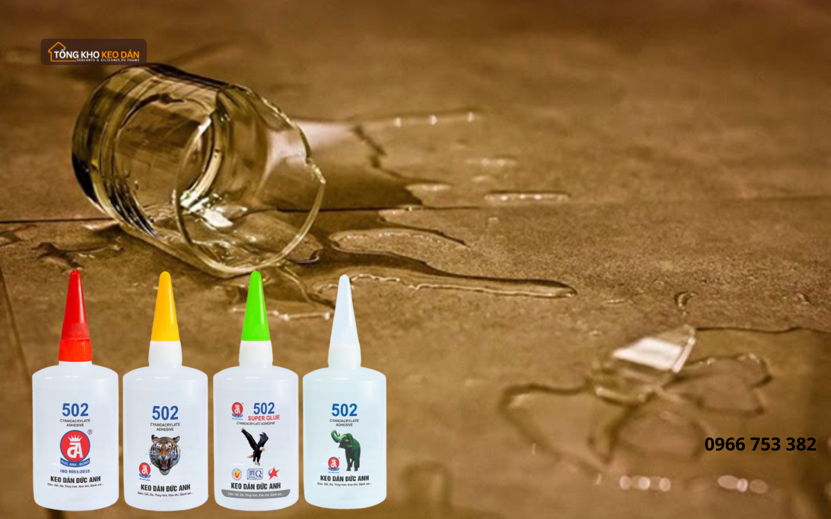 keo 502 dán sành sứ được không