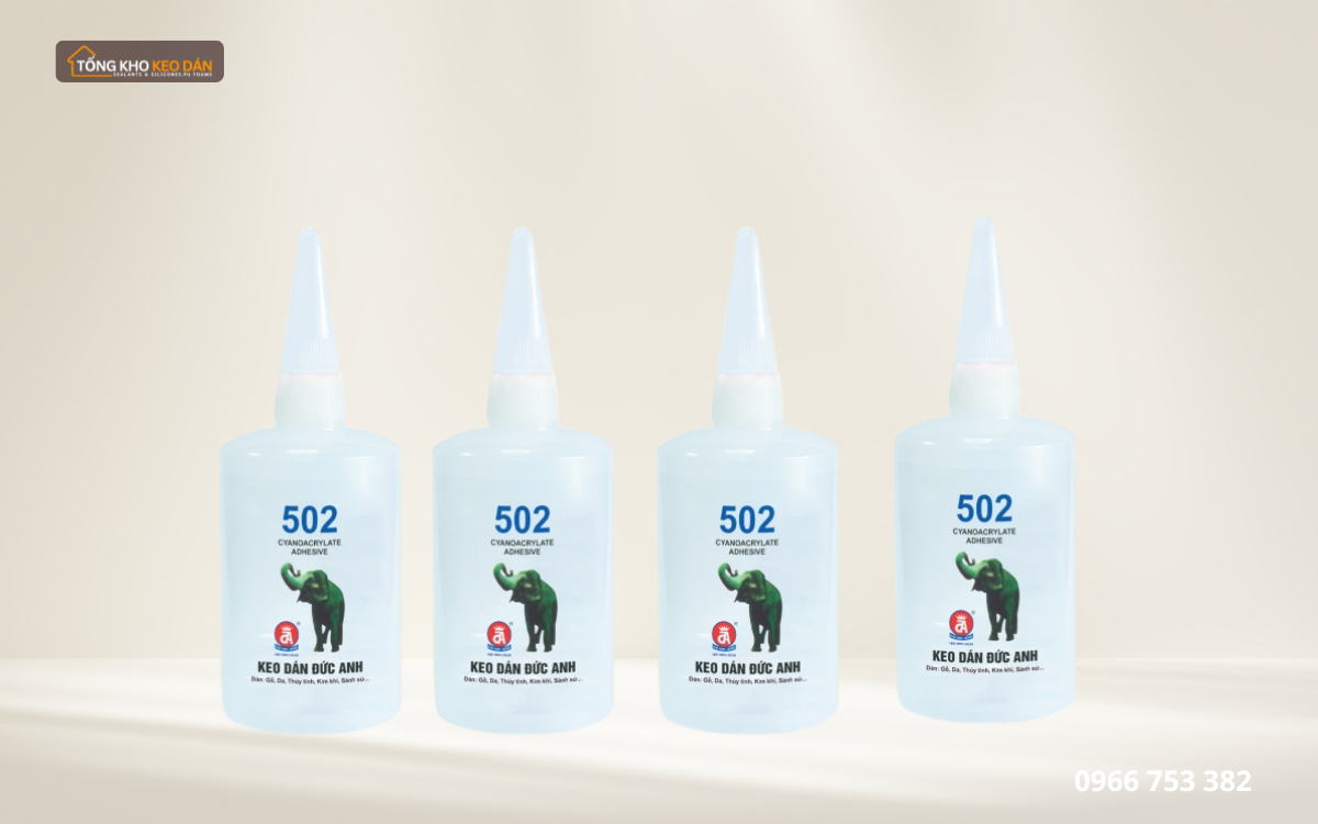 keo 502 gặp nước có bị bong không