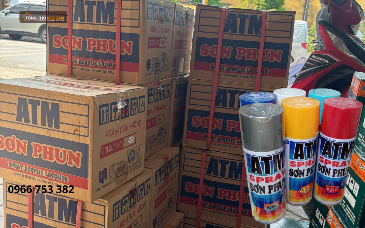 sơn xịt cho xe máy và đồ sắt