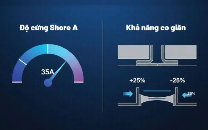 Độ cứng Shore A và Độ co giãn