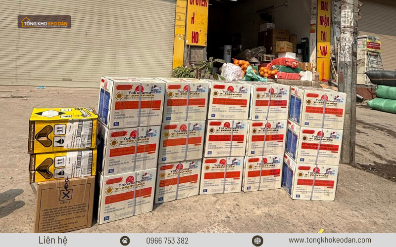 Hàng keo silicone gửi nhà xe cho khách ở Nghệ An