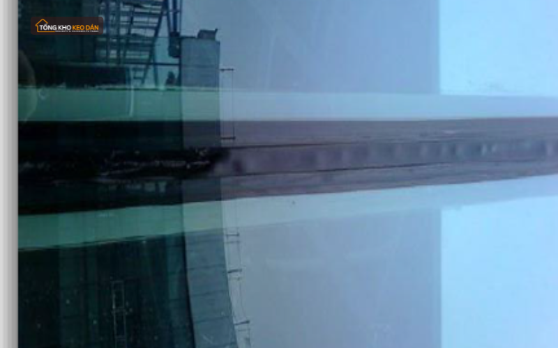 Keo trám khe bị nổi bóng khí và phồng rỗ