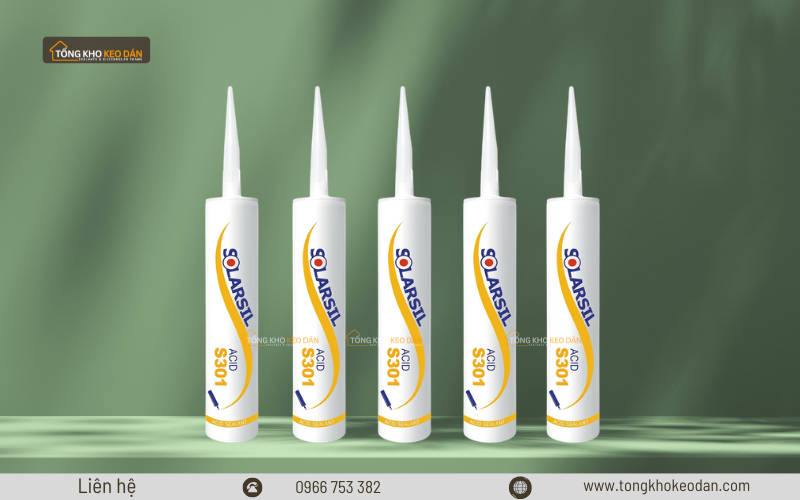 keo nhôm kính S301