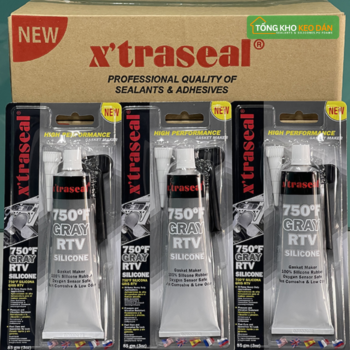 keo tạo gioăng chịu nhiệt X’traseal 750°F Gray RTV Silicone (1)