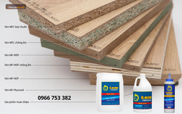 ứng dụng keo dán gỗ ép công nghiệp