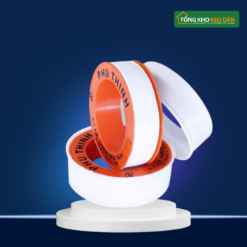 Cao su non – Băng tan PTFE 10m lõi liền camlõi liền trắng