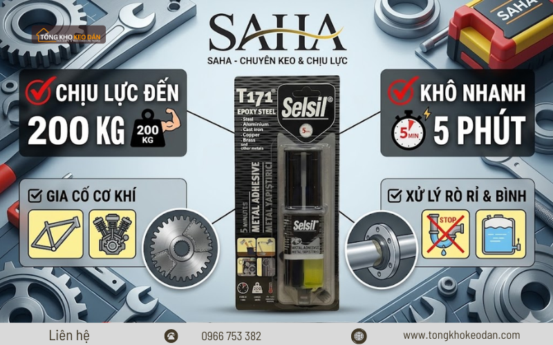 cung cấp Keo Selsil Epoxy Steel T171