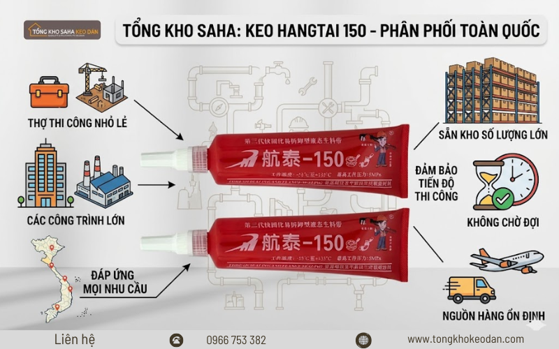 cung cấp keo hangtai 150 toàn quốc