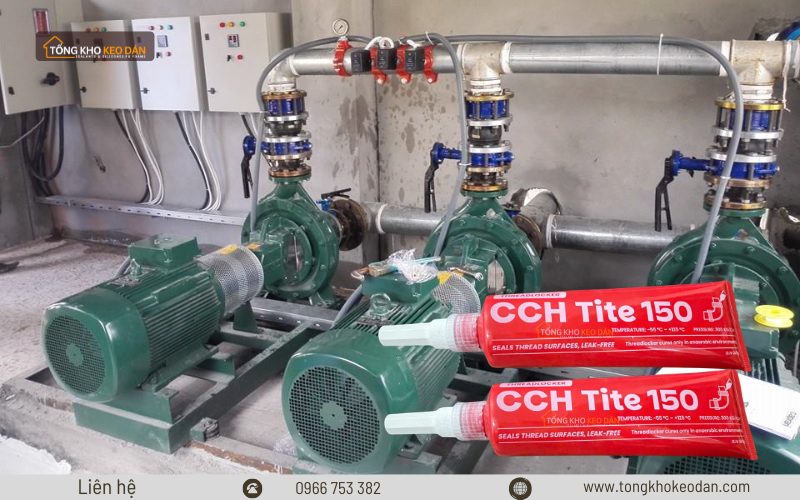 ứng dụng CCH Tite 150 trong máy bơm