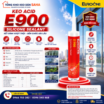 Keo Silicone EuroOne E900