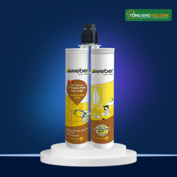 Keo chà ron Epoxy 2 thành phần webercolor shine