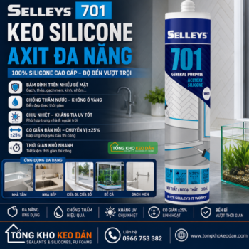 Keo silicone axit Selleys 701 (2)
